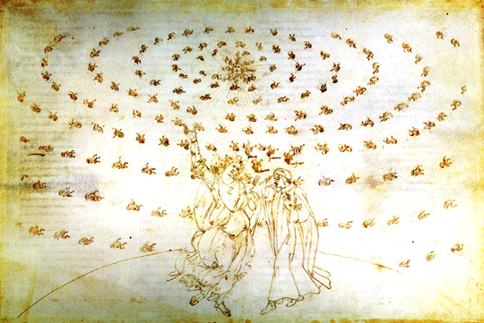 Paraíso – Ilustração de Sandro Botticelli